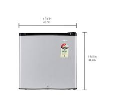 Haier  52 L Single Door Refrigerator HR-62VS (3 Star, Direct Cool, mini- refrigerator, PUF insulation, Noise level 43 dB)